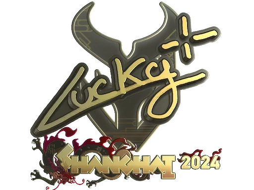 Sticker | Lucky (Gold) | Shanghai 2024