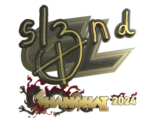 Sticker | sl3nd (Gold) | Shanghai 2024