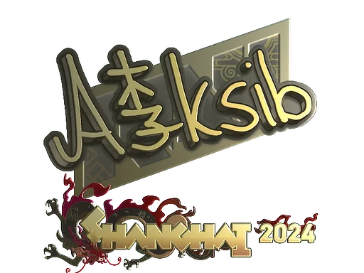 Sticker | Aleksib (Gold) | Shanghai 2024