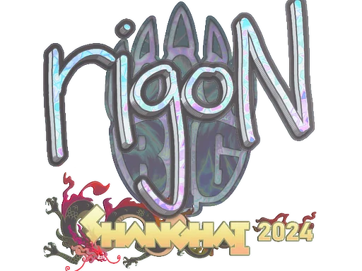 Sticker | rigoN (Holo) | Shanghai 2024