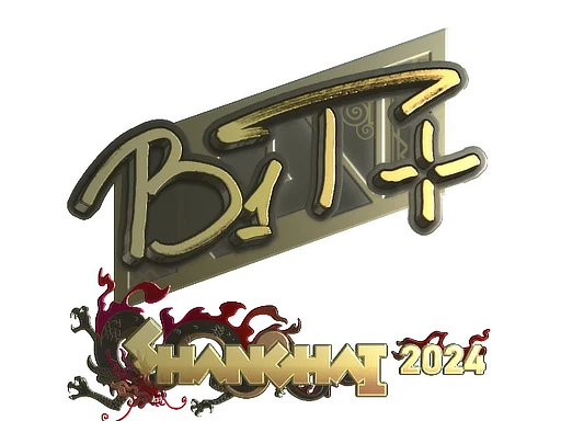 Sticker | b1t (Gold) | Shanghai 2024