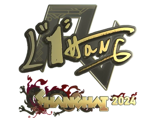 Sticker | L1haNg (Gold) | Shanghai 2024