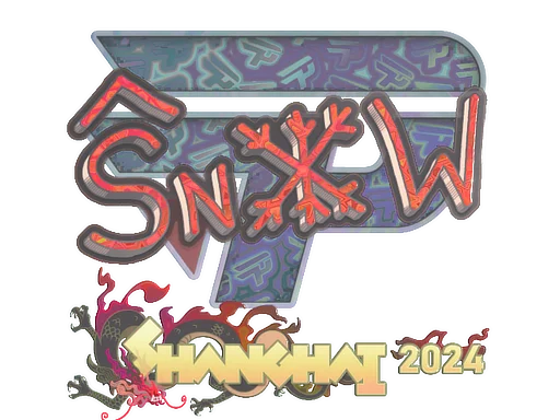 Sticker | snow (Holo) | Shanghai 2024