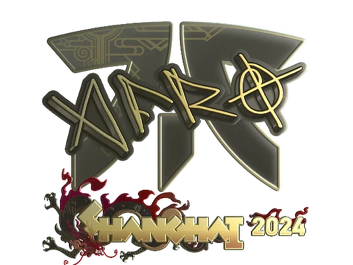 Sticker | afro (Gold) | Shanghai 2024