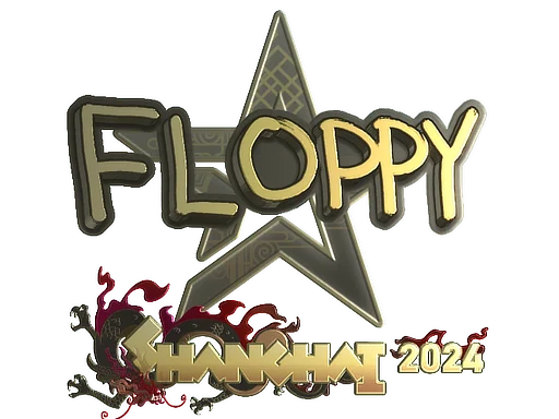 Sticker | floppy (Gold) | Shanghai 2024