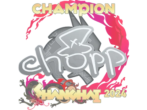 Sticker | chopper (Champion) | Shanghai 2024