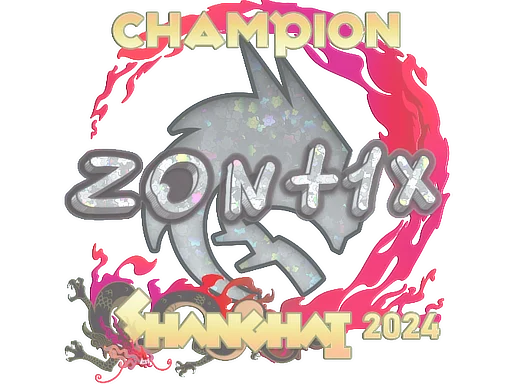 Sticker | zont1x (Glitter, Champion) | Shanghai 2024