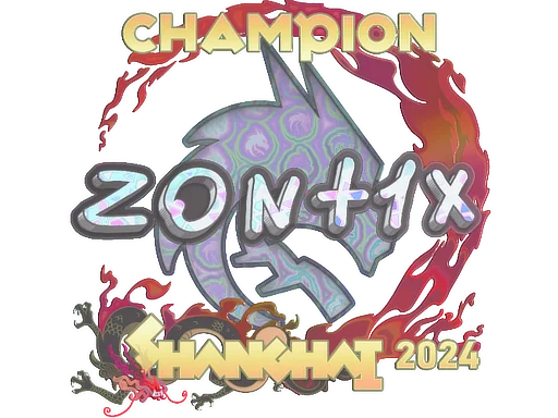 Sticker | zont1x (Holo, Champion) | Shanghai 2024