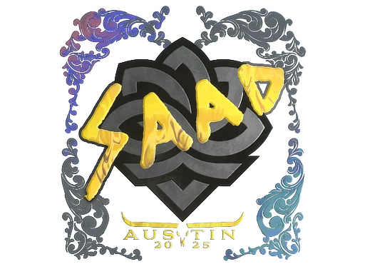 Sticker | saadzin (Holo) | Austin 2025