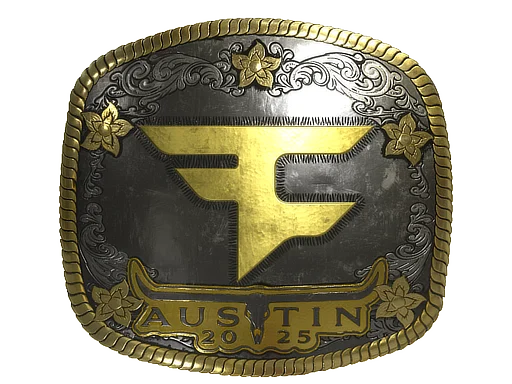Sticker | FaZe Clan (Gold) | Austin 2025