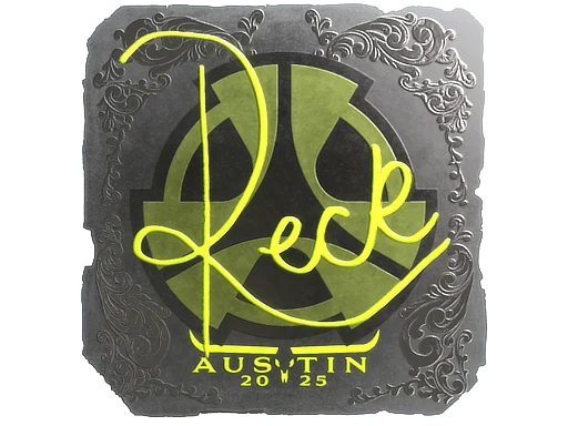 Sticker | reck (Foil) | Austin 2025