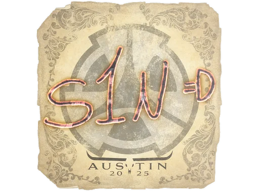 Sticker | s1n | Austin 2025