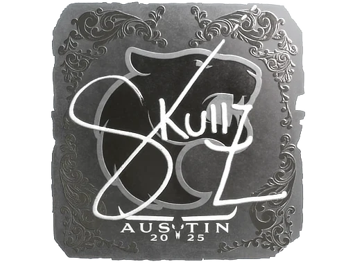 Sticker | skullz (Foil) | Austin 2025