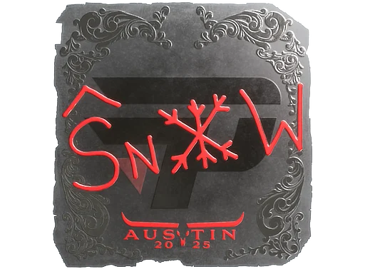 Sticker | snow (Foil) | Austin 2025