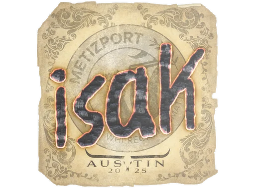 Sticker | isak | Austin 2025
