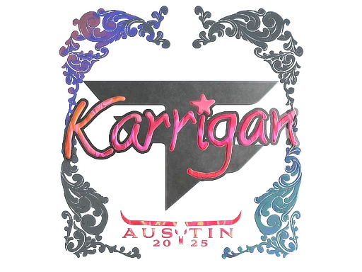 Sticker | karrigan (Holo) | Austin 2025