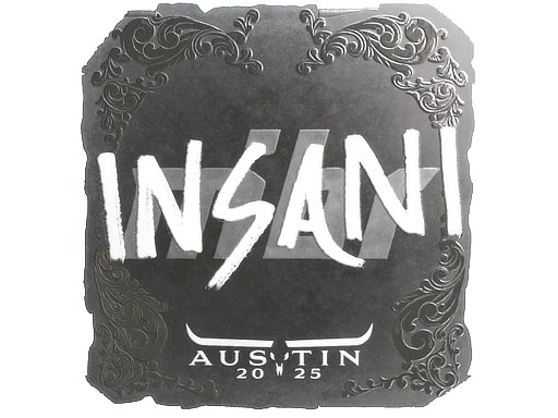 Sticker | insani (Foil) | Austin 2025