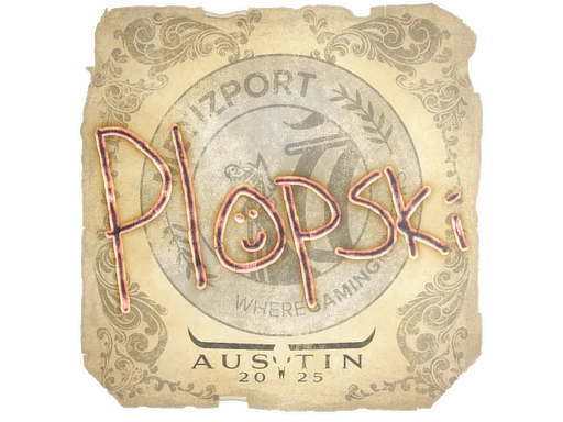 Sticker | Plopski | Austin 2025