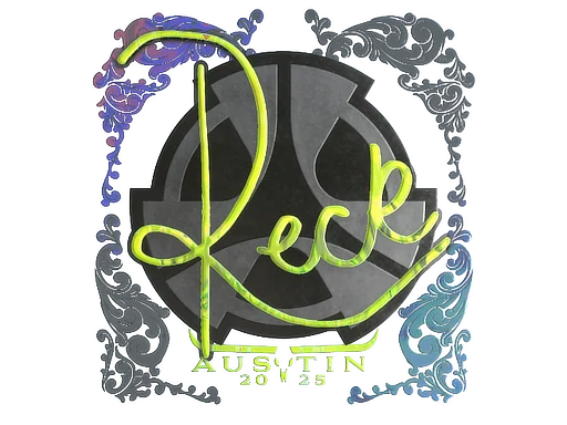 Sticker | reck (Holo) | Austin 2025