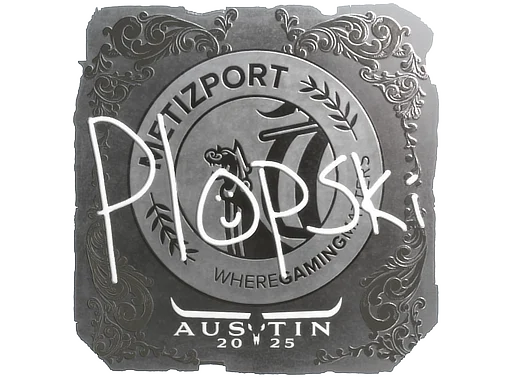 Sticker | Plopski (Foil) | Austin 2025