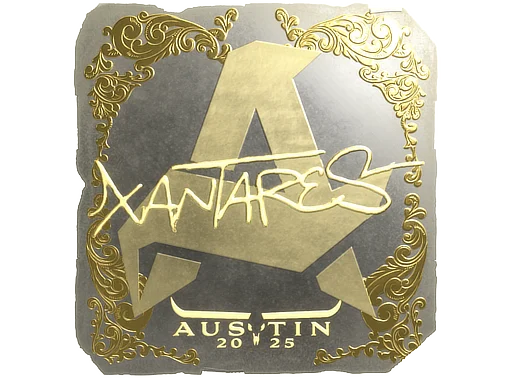 Sticker | XANTARES (Gold) | Austin 2025