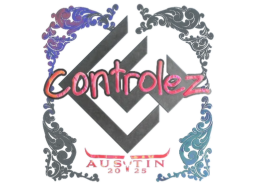 Sticker | controlez (Holo) | Austin 2025