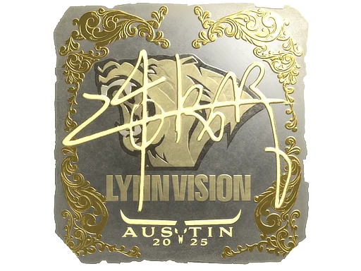 Sticker | z4KR (Gold) | Austin 2025