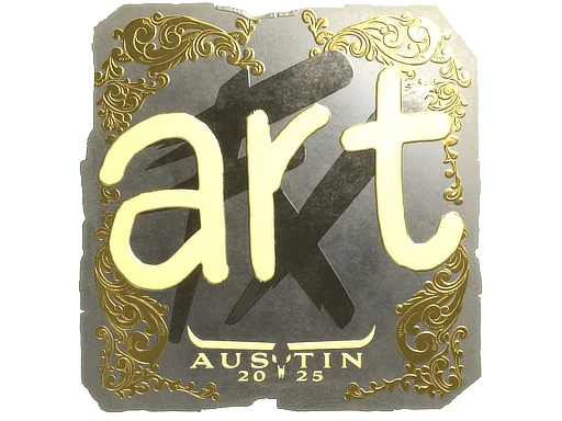 Sticker | arT (Gold) | Austin 2025