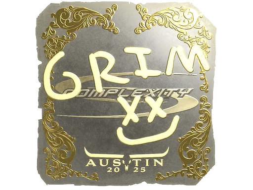 Sticker | Grim (Gold) | Austin 2025