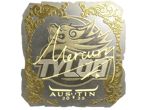 Sticker | Mercury (Gold) | Austin 2025