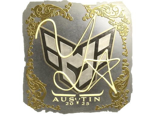 Sticker | yxngstxr (Gold) | Austin 2025