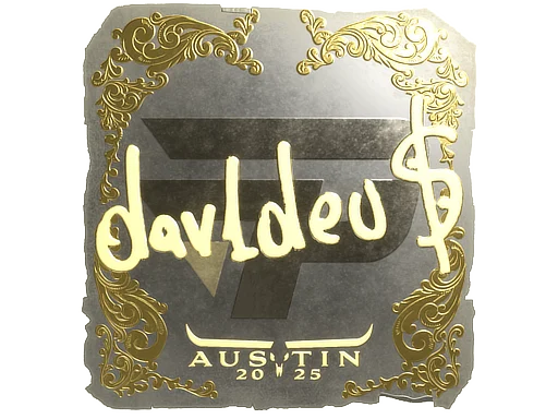 Sticker | dav1deuS (Gold) | Austin 2025