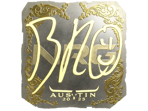 Sticker | br0 (Gold) | Austin 2025