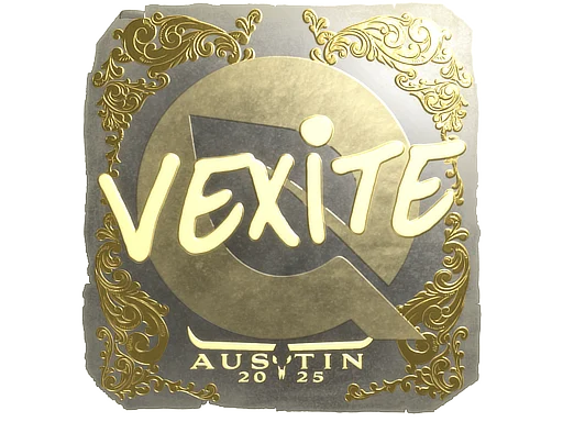 Sticker | vexite (Gold) | Austin 2025