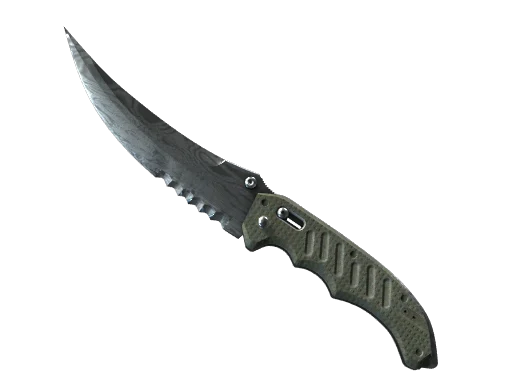 Flip Knife | Damascus Steel