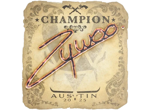 Sticker | ZywOo (Champion) | Austin 2025