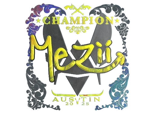 Sticker | mezii (Holo, Champion) | Austin 2025