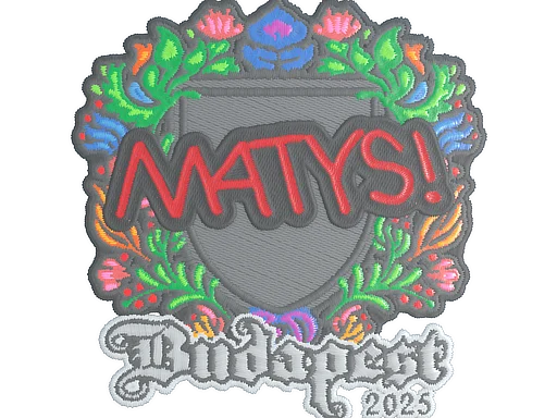 Sticker | MATYS (Embroidered) | Budapest 2025