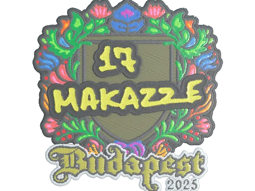 Sticker | makazze (Embroidered) | Budapest 2025
