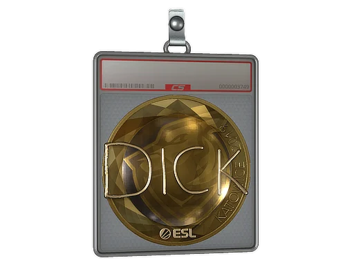 Sticker Slab | DickStacy (Gold) | Katowice 2019