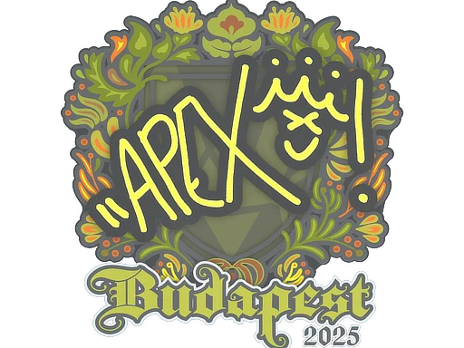 Sticker | apEX | Budapest 2025