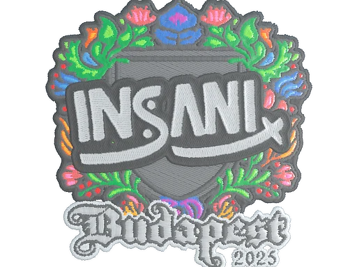 Sticker | insani (Embroidered) | Budapest 2025