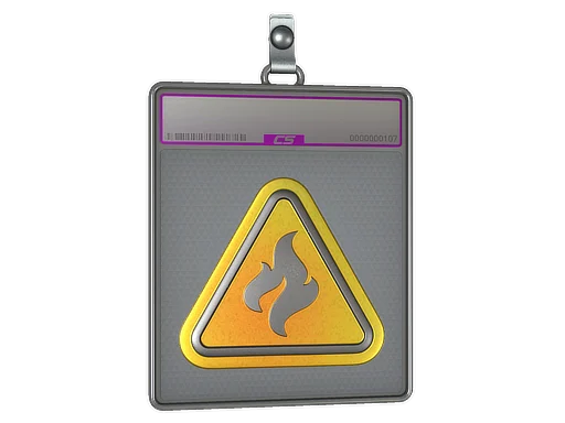 Sticker Slab | Flammable (Foil)