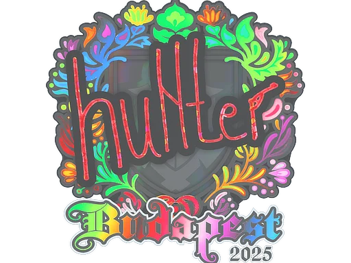 Sticker | huNter- (Holo) | Budapest 2025