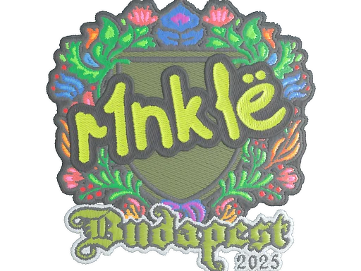 Sticker | r1nkle (Embroidered) | Budapest 2025