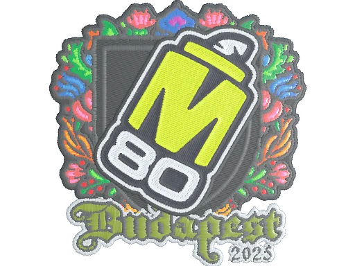 Sticker | M80 (Embroidered) | Budapest 2025