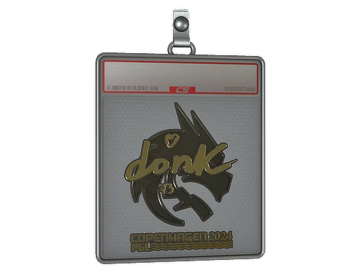 Sticker Slab | donk (Gold) | Copenhagen 2024