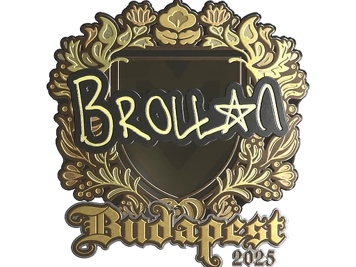 Sticker | Brollan (Gold) | Budapest 2025