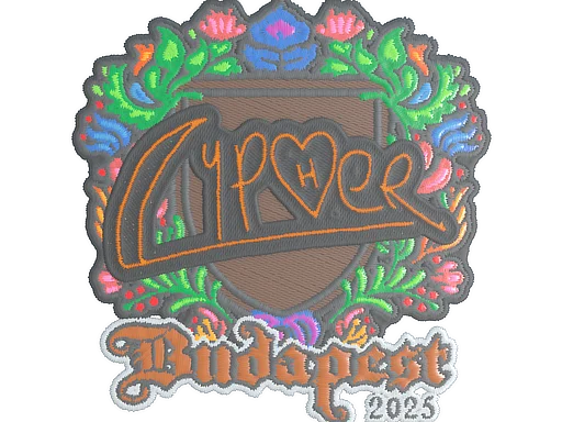 Sticker | Cypher (Embroidered) | Budapest 2025
