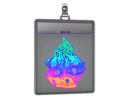 Sticker Slab | Liquid Fire (Holo)